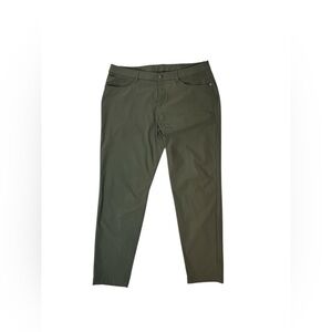 Lululemon ABC Pants 36x30 Olive Green Warpstreme Casual Golf Mens